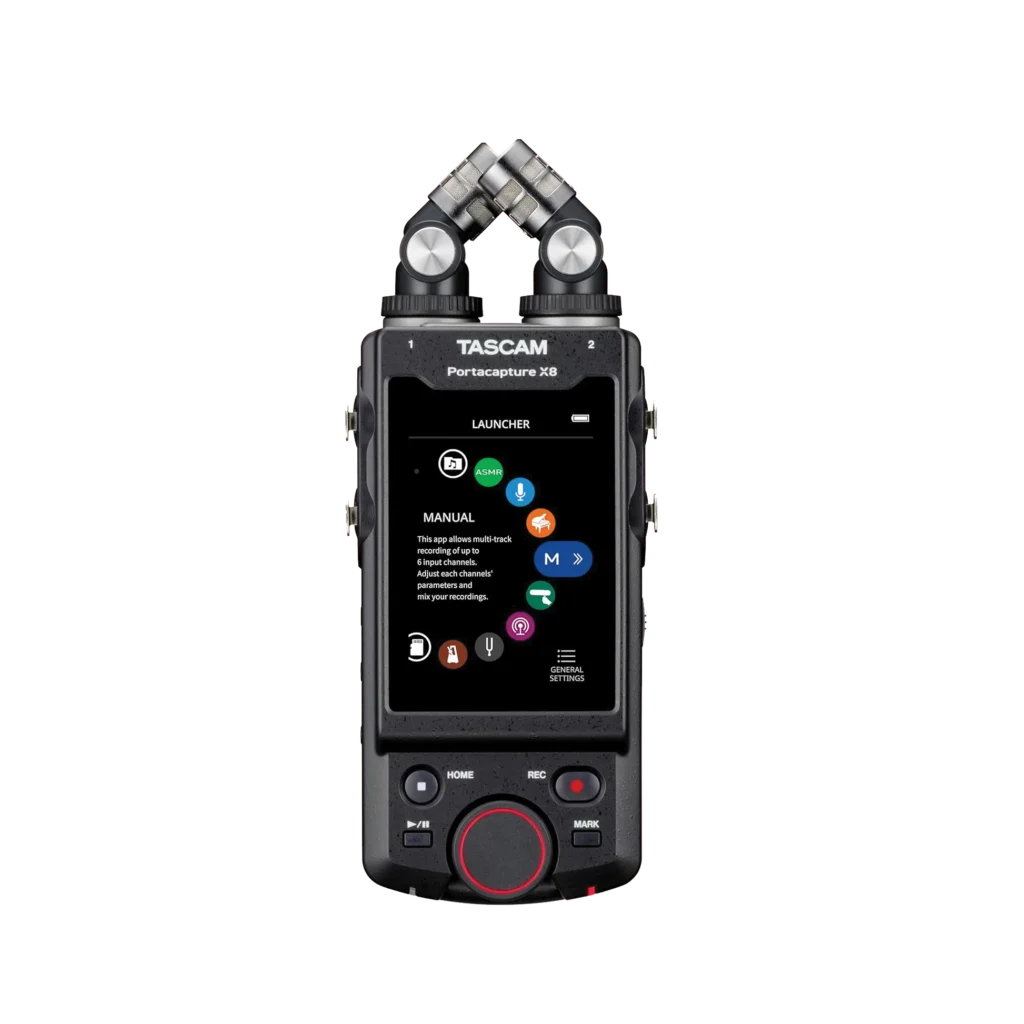 TASCAM Portacapture X8 Portable 6+2-Track High-Resolution Recorder