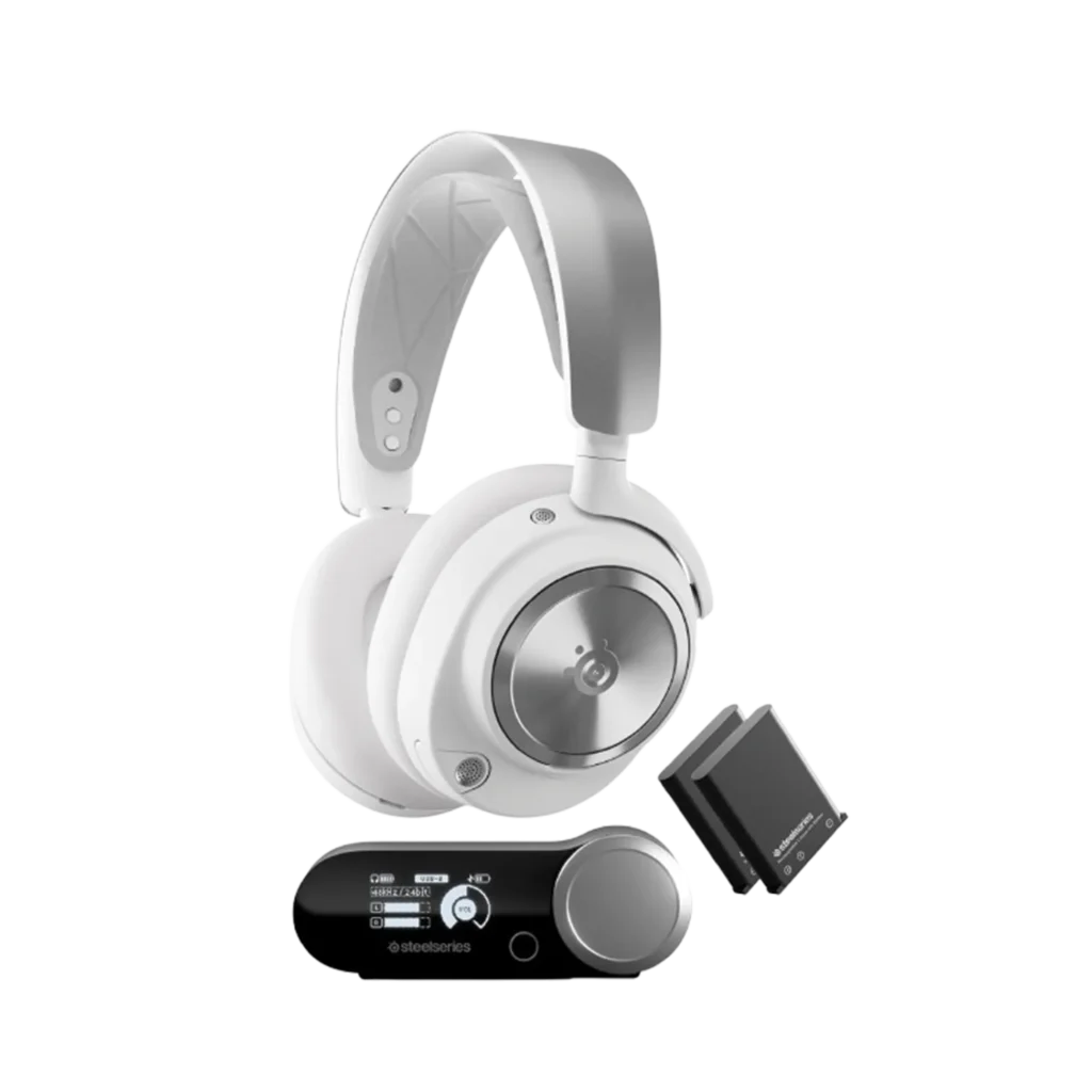 SteelSeries Arctis Nova Pro Wireless Gaming Headset White For PC, PS5, PS4, Switch, Mobile