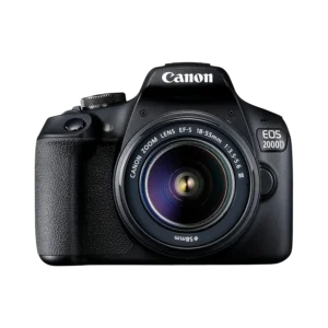 Canon EOS 2000D + EF-S 18-55mm III Lens - Black