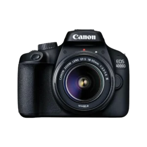 Canon EOS 4000D DSLR Camera and EF-S 18-55 mm f/3.5-5.6 III Lens - Black
