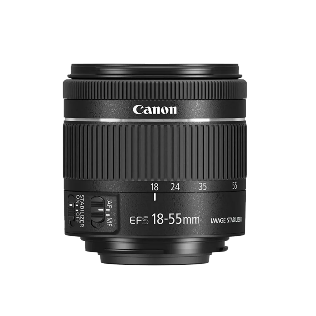 Canon EF-S 18-55 mm f/4-5.6 IS STM Lens for Camera - Black