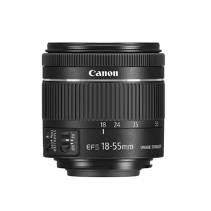 Canon EF-S 18-55 mm f/4-5.6 IS STM Lens for Camera - Black