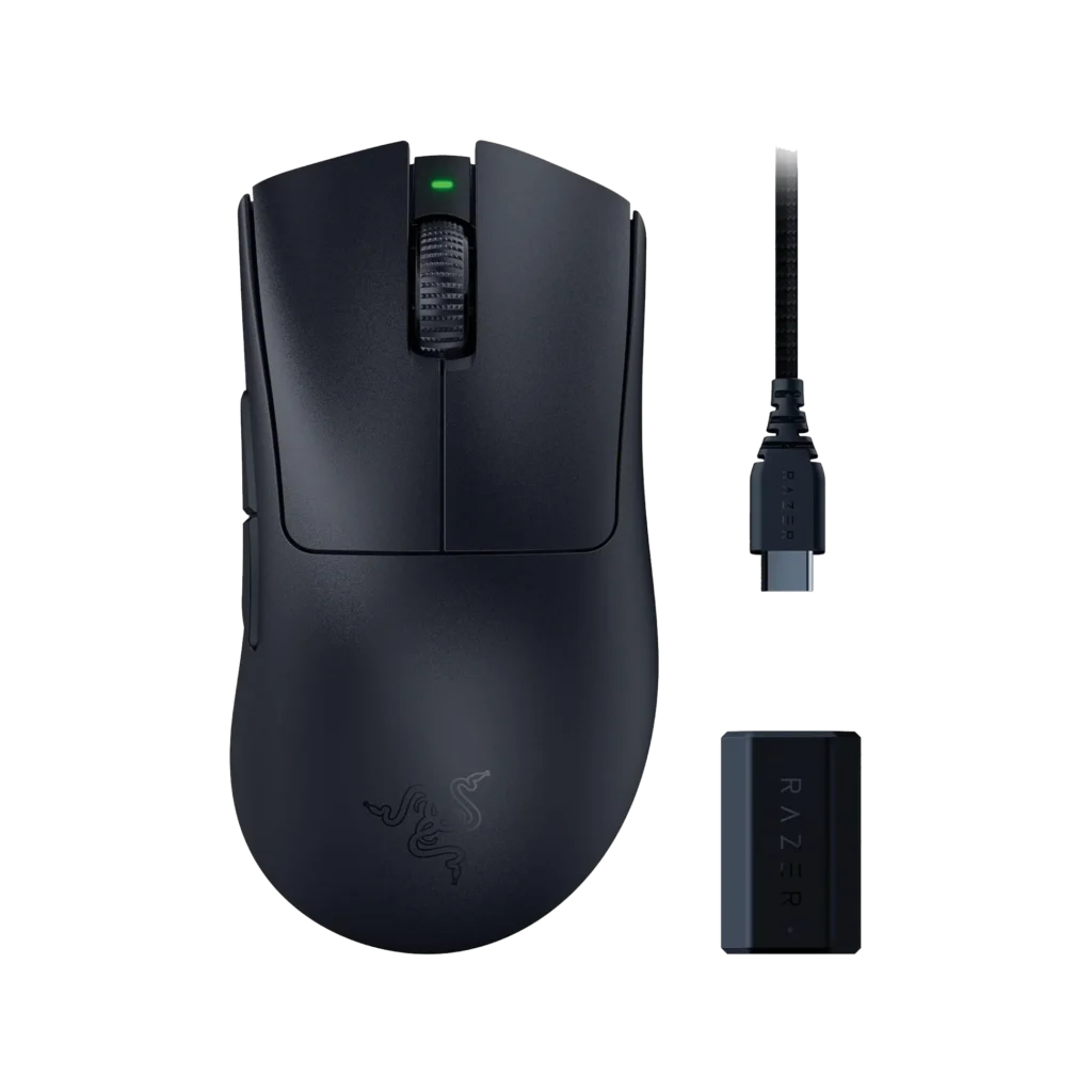 Razer DeathAdder V3 Pro HyperPolling Wireless-Adapter - Ultra-lightweight Wireless Ergonomic Esports Mouse
