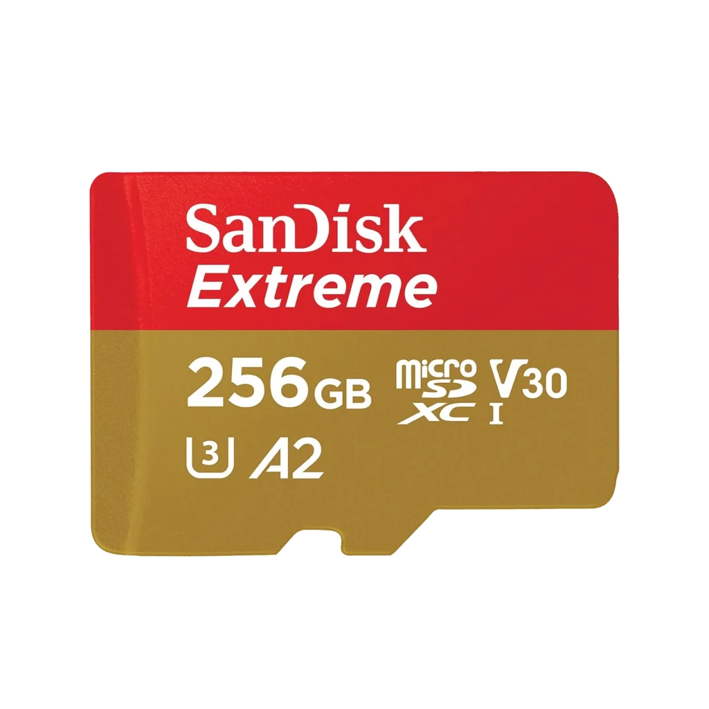 SanDisk 256GB Extreme microSDXC card + SD adapter 190MB/s