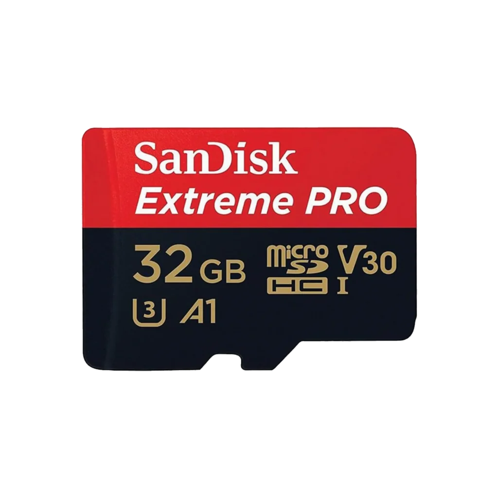 SanDisk Extreme Pro 32GB microSDHC Memory Card + SD Adapter 100MB/s Red/Black