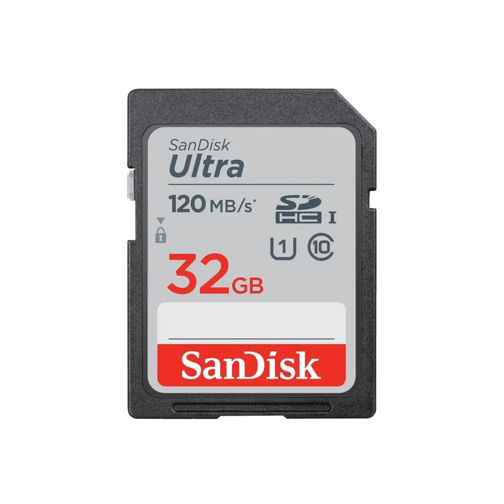 SanDisk Ultra 32GB Memory Card up to 120MB/sec Class 10 UHS-I V10