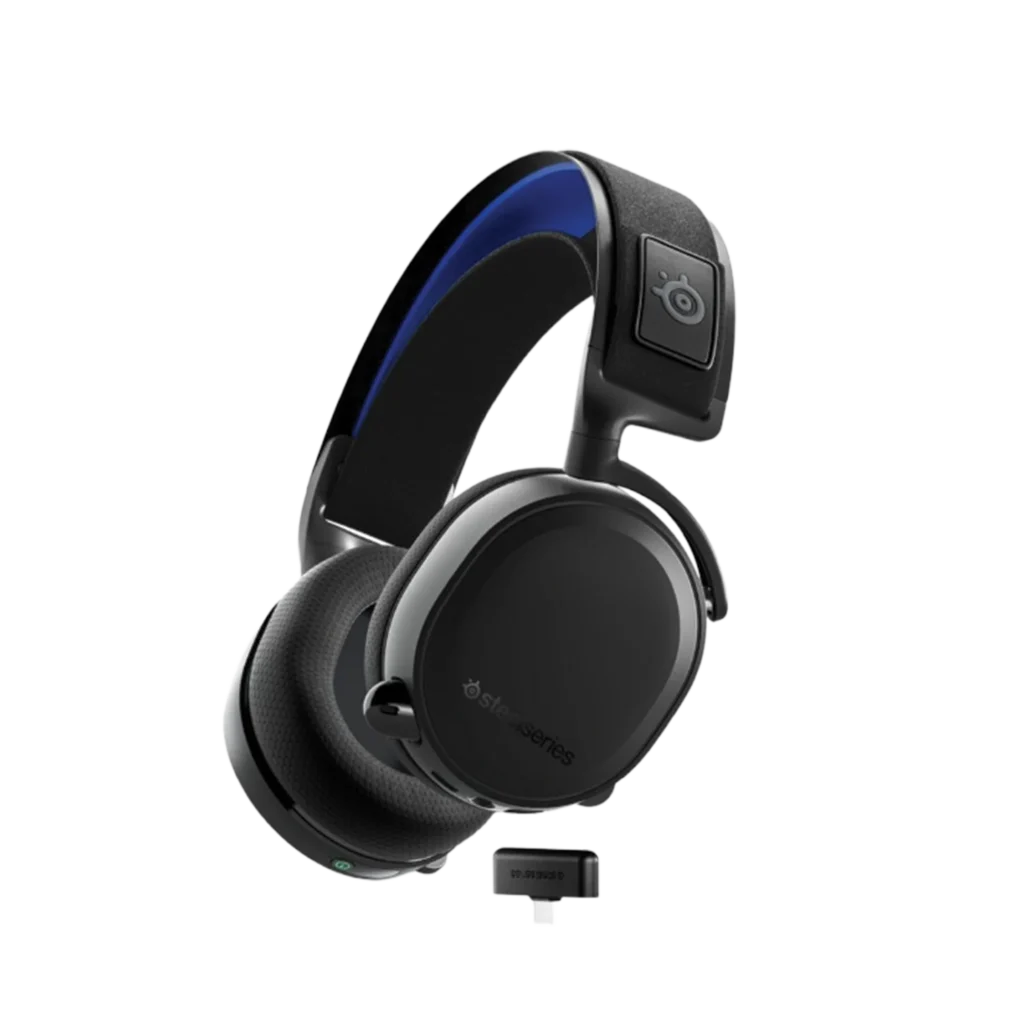 Steelseries Arctis 7P+ Black Wireless Gaming Headset - Black