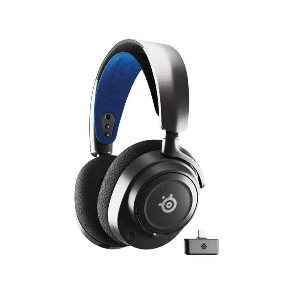 SteelSeries Arctis Nova 7P Wireless PS5 Gaming Headset Dual Wireless - Black